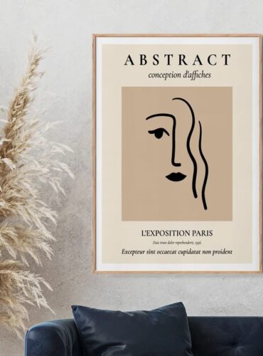 Πόστερ MINIMALIST FACE SILHOUETTE - Posters