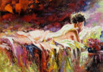 Πινακας σε καμβά NAKED GIRL