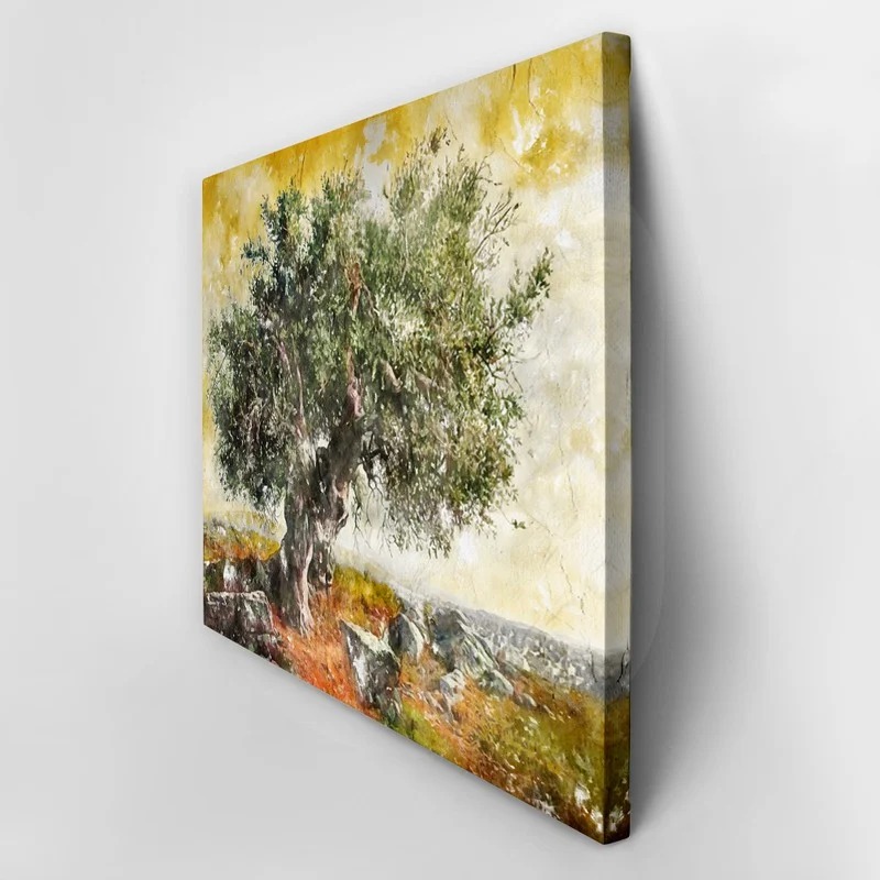 Πινακας σε καμβά OLIVE TREE PAINTING