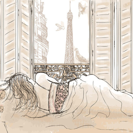 Πινακας σε καμβά PARIS MORNING - Παρισι Sticky 5