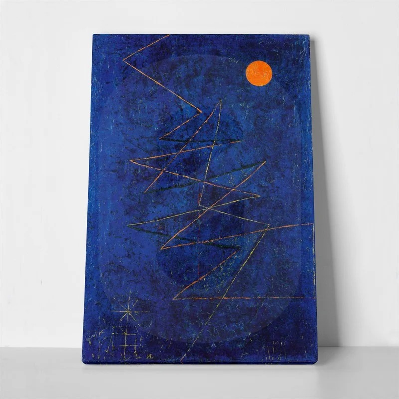 Πινακας σε καμβά PAUL KLEE - COLORFUL LIGHTNING