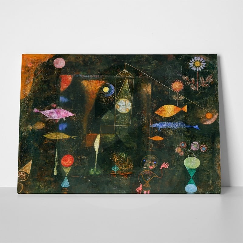 Πινακας σε καμβά PAUL KLEE - FISH MAGIC