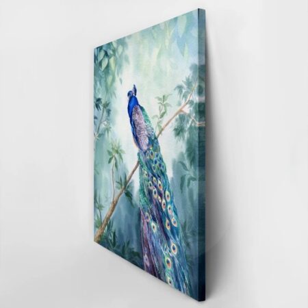 Πινακας σε καμβά PEACOCK PAINTING 2 - Πουλια Sticky 3