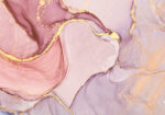 Πινακας σε καμβά PINK AND GOLD MARBLE PAINT