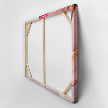 Πινακας σε καμβά PINK AND GOLD MARBLE PAINT - Αφηρημενα και Abstract Sticky 4