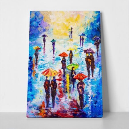 Πινακας σε καμβά RAINY DAY OIL PAINTING 2 - Ουρανος - Καιρικα φαινομενα Sticky 1