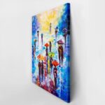 Πινακας σε καμβά RAINY DAY OIL PAINTING 2