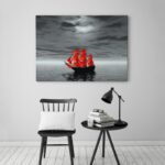 Πινακας σε καμβά RED SHIP