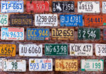 Πινακας σε καμβά RETRO CAR PLATES