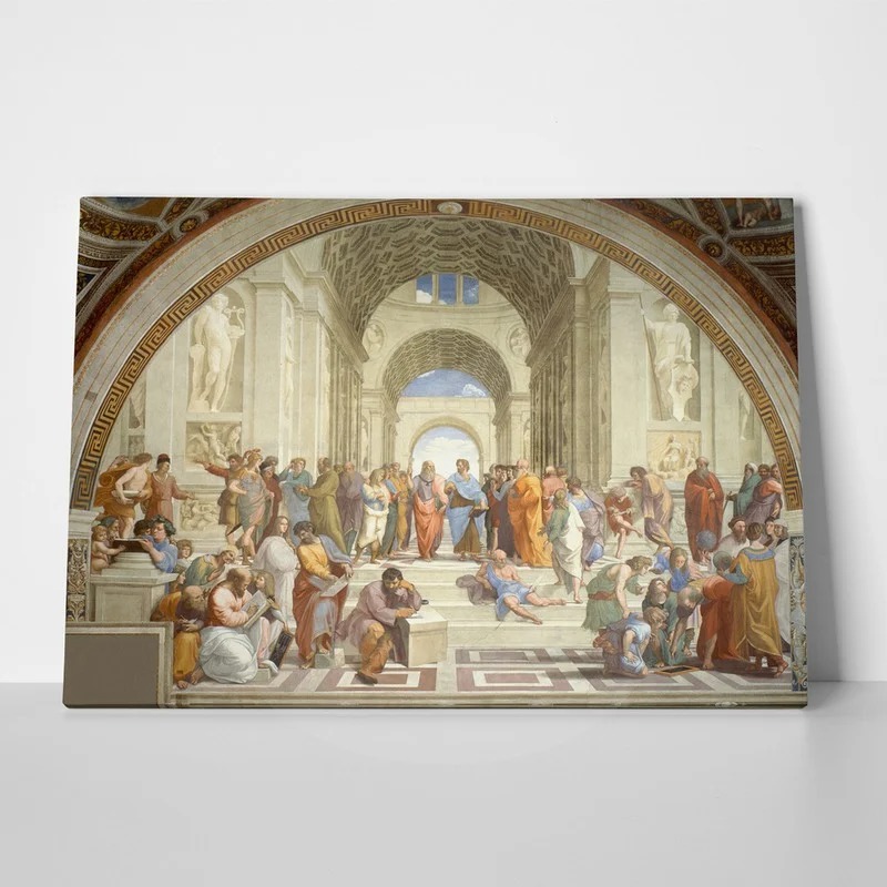 Πινακας σε καμβά RAPHAEL - SCHOOL OF ATHENS