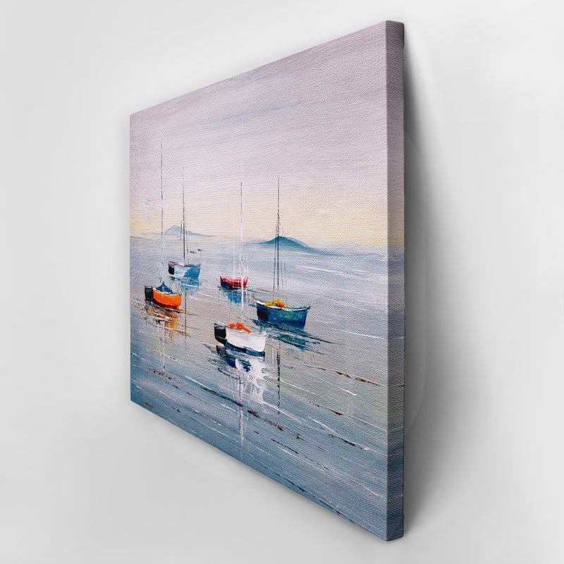 Πινακας σε καμβά SAILING BOATS OIL PAINTING