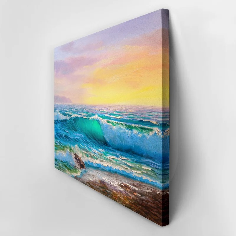 Πινακας σε καμβά SEASCAPE SUNSET