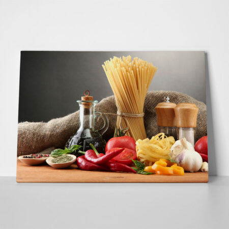 Πινακας σε καμβά SPAGHETTI - Food and Drink Sticky 1