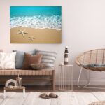 Πινακας σε καμβά STARFISHES SAND
