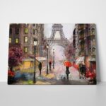 Πινακας σε καμβά STREET VIEW OF PARIS 2