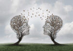 Πινακας σε καμβά TREE SHAPED COMMUNICATION CONCEPT
