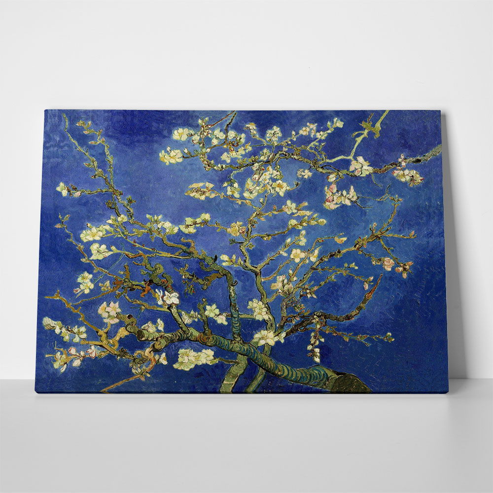 Πινακας σε καμβά VAN GOGH - ALMOND BLOSSOM BLUE