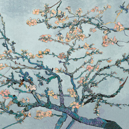 OUTLET Πινακας σε καμβά VAN GOGH - ALMOND BLOSSOM PASTEL BLUE 65cm x 40cm - OUTLET Sticky 6