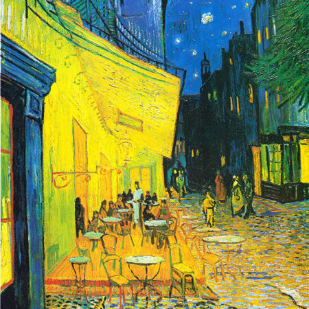 OUTLET Πινακας σε καμβά VAN GOGH - CAFÉ TERRACE 30x40cm - OUTLET Sticky 7