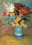 Πινακας σε καμβά VAN GOGH - VASE WITH DAISIES AND ANEMONES