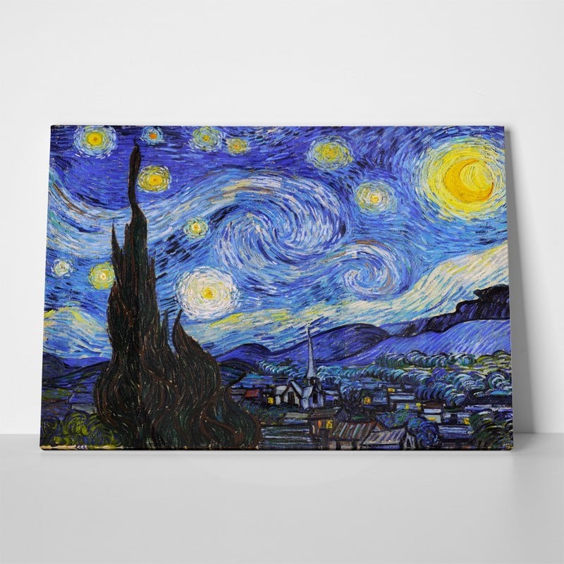 Πινακας σε καμβά VAN GOGH - STARRY NIGHT