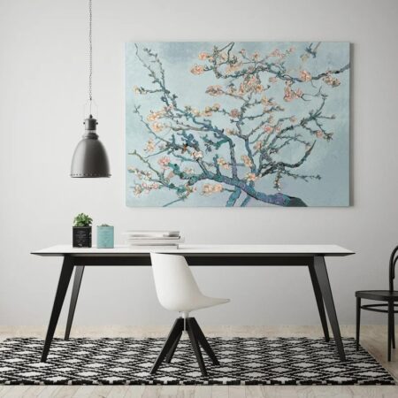 OUTLET Πινακας σε καμβά VAN GOGH - ALMOND BLOSSOM PASTEL BLUE 65cm x 40cm - OUTLET Sticky 1