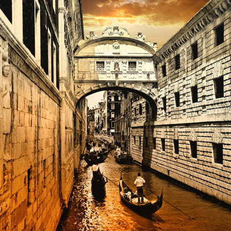 Πινακας σε καμβά VENICE BRIDGE - Πλωτα Sticky 5