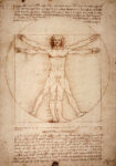 Πινακας σε καμβά DA VINCI - VITRUVIAN MAN