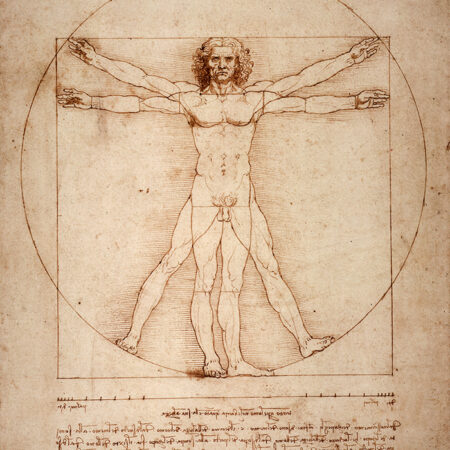 Πινακας σε καμβά DA VINCI - VITRUVIAN MAN - Leonardo Da Vinci Sticky 5