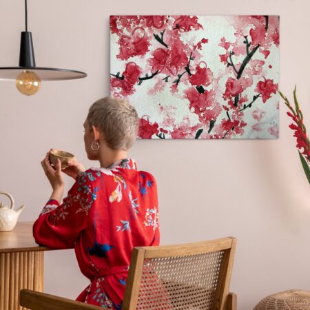 Πινακας σε καμβά WATERCOLOR BLOSSOM - Ανθη Δεντρων