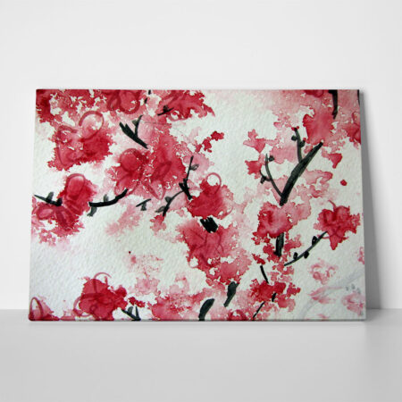 Πινακας σε καμβά WATERCOLOR BLOSSOM - Ανθη Δεντρων Sticky 2