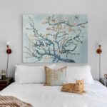 Πινακας σε καμβά VAN GOGH - ALMOND BLOSSOM PASTEL BLUE