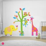 Αυτοκολλητο τοιχου ANIMALS TREE