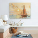 Πινακας σε καμβά FISHERMAN'S BOAT