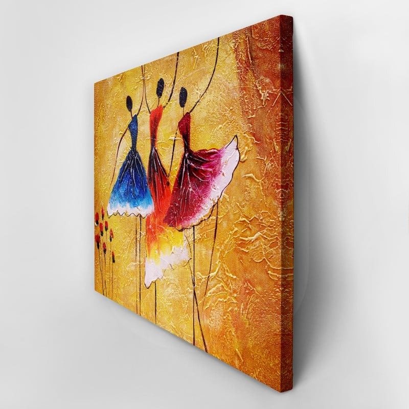 Πινακας σε καμβά OIL PAINTING THREE SPANISH DANCERS