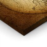 Πινακας σε καμβά OLD WORLD MAP 1752