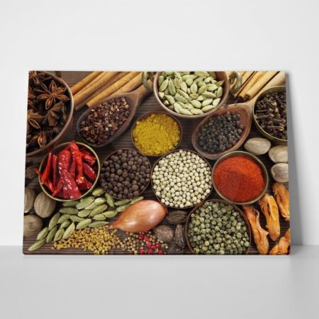 Πινακας σε καμβά SPICES - Food and Drink Sticky 1