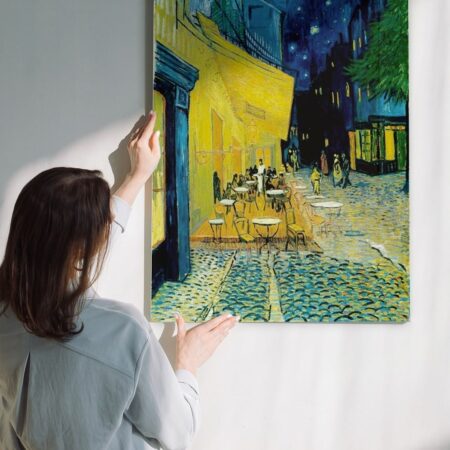 OUTLET Πινακας σε καμβά VAN GOGH - CAFÉ TERRACE 30x40cm - OUTLET Sticky 1