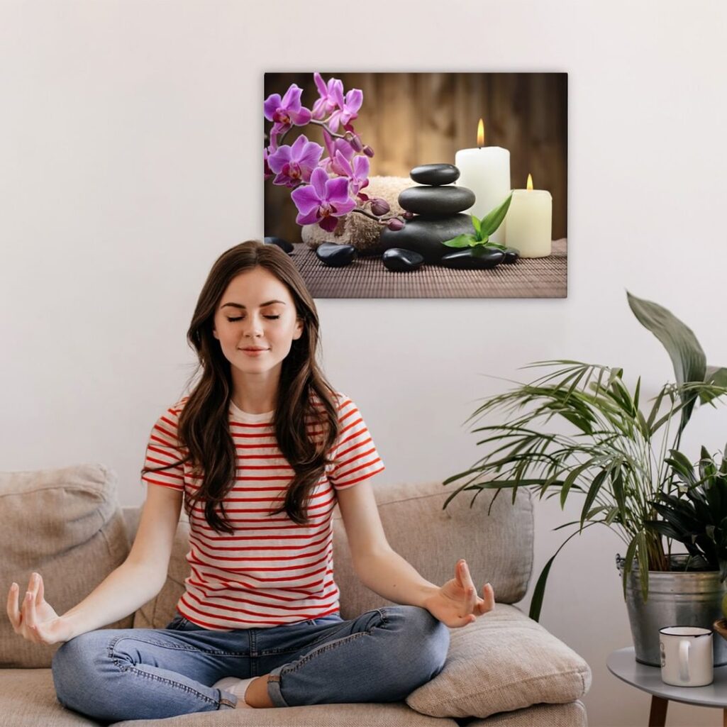 Πινακας σε καμβά ZEN STONES