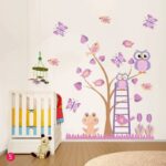 Αυτοκόλλητο τοιχου OWLS TREE