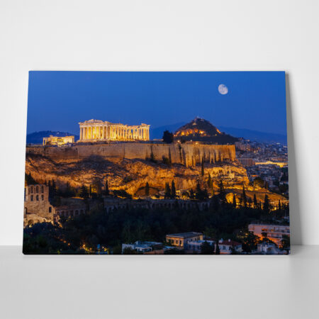 Πινακας σε καμβά ACROPOLIS NIGHT - Αθηνα