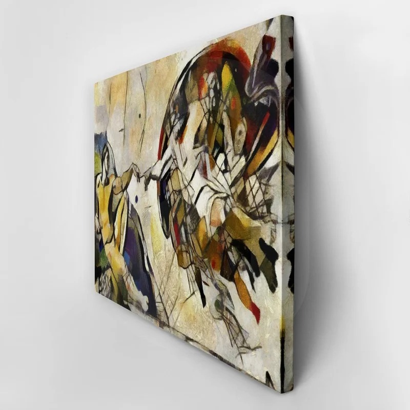 Πινακας σε καμβά ALTERNATIVE REPRODUCTION CREATION ADAM CUBISM