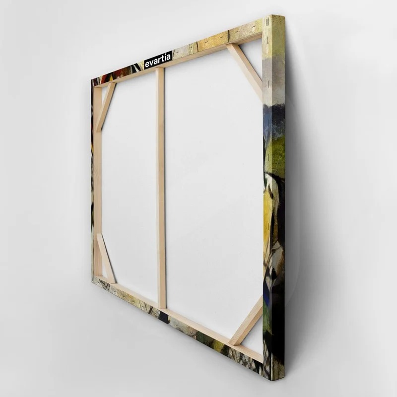 Πινακας σε καμβά ALTERNATIVE REPRODUCTION CREATION ADAM CUBISM