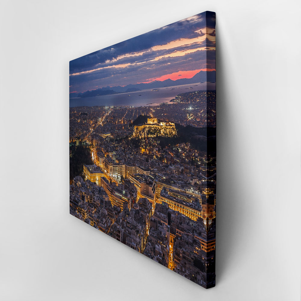 Πινακας σε καμβά ATHENS LIGHTS