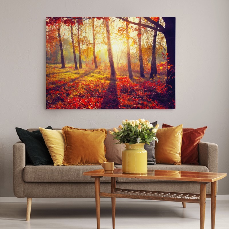 Πινακας σε καμβά BEAUTIFUL AUTUMN PARK 2