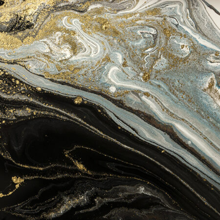 Πινακας σε καμβά BLACK AND GOLD ABSTRACT - Αφηρημενα και Abstract Sticky 5