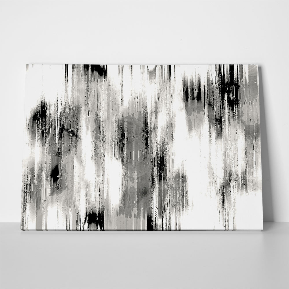 Πινακας σε καμβά BLACK AND WHITE STRIPES