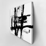 Πινακας σε καμβά BLACK BRUSH
