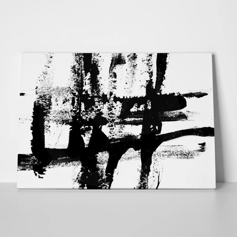 Πινακας σε καμβά BLACK BRUSH