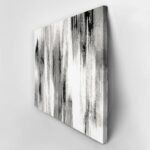 Πινακας σε καμβά BLACK AND WHITE STRIPES